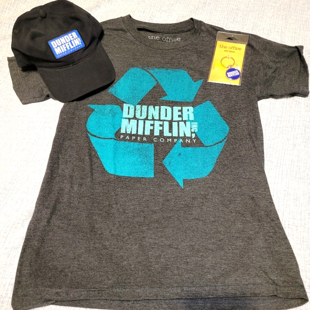 DUNDER MIFFLIN The Office T-shirt, Hat, Key Chain